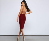 Robe mi-longue moulante élégante et chic